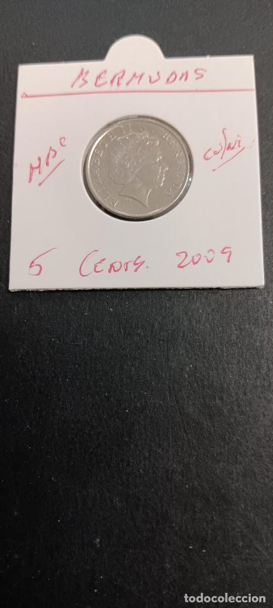 Monedas antiguas de Am&eacute;rica: BERMUDAS 5 CENTIMOS 2009 MBC KM=108 (CUPRONIQUEL) ISABEL II