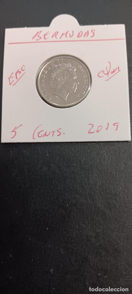 Monedas antiguas de Am&eacute;rica: BERMUDAS 5 CENTIMOS 2019 MBC KM=108 (CUPRONIQUEL) ISABEL II