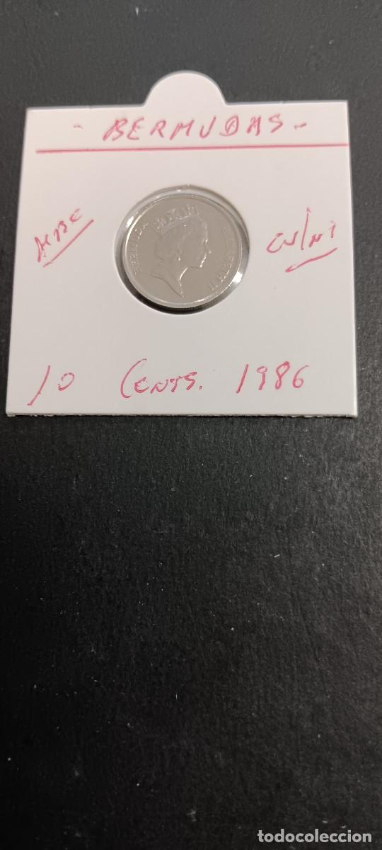 Monedas antiguas de Am&eacute;rica: BERMUDAS 10 CENTIMOS 1986 MBC KM=46 (CUPRONIQUEL) ISABEL II