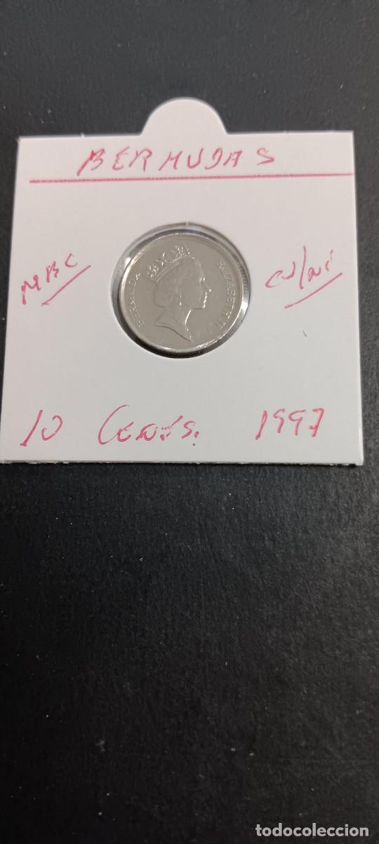 Monedas antiguas de Am&eacute;rica: BERMUDAS 10 CENTIMOS 1997 MBC KM=46 (CUPRONIQUEL) ISABEL II