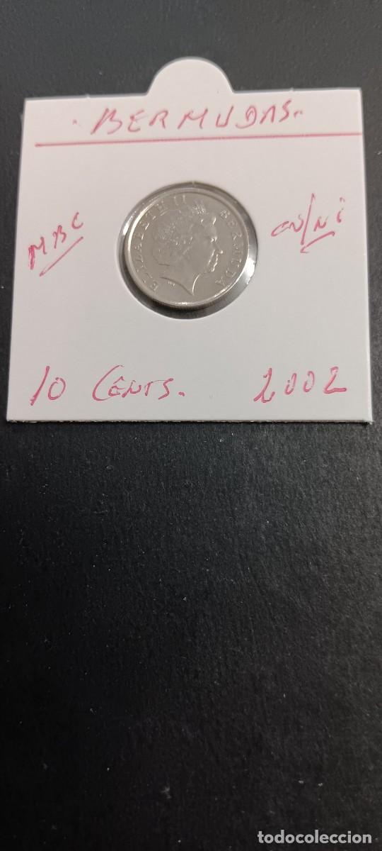 Monedas antiguas de Am&eacute;rica: BERMUDAS 10 CENTIMOS 2002 MBC KM=109 (CUPRONIQUEL) ISABEL II