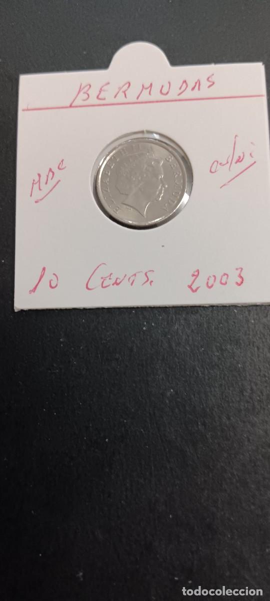 Monedas antiguas de Am&eacute;rica: BERMUDAS 10 CENTIMOS 2003 MBC KM=109 (CUPRONIQUEL) ISABEL II