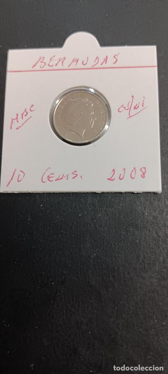 Monedas antiguas de Am&eacute;rica: BERMUDAS 10 CENTIMOS 2008 MBC KM=109 (CUPRONIQUEL) ISABEL II