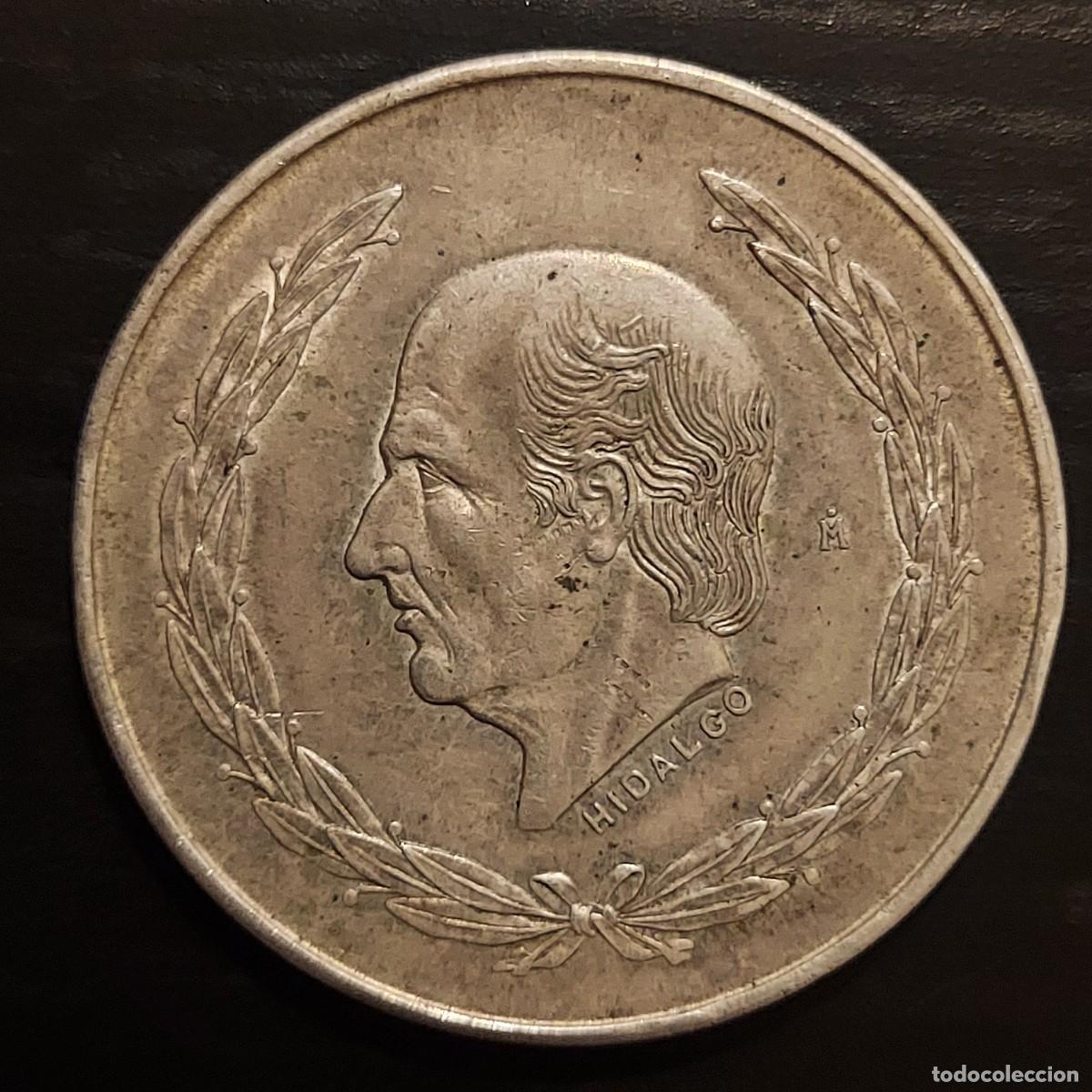 Monedas antiguas de Am&eacute;rica: 5 pesos mexicanos plata - Foto 2