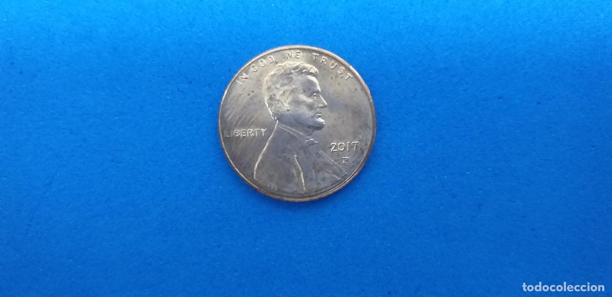 Monedas antiguas de Am&eacute;rica: MONEDA USA. ONE CENT. A&Ntilde;O 2017. P. ABRAHAM LINCOLN. 1 centavo estados unidos