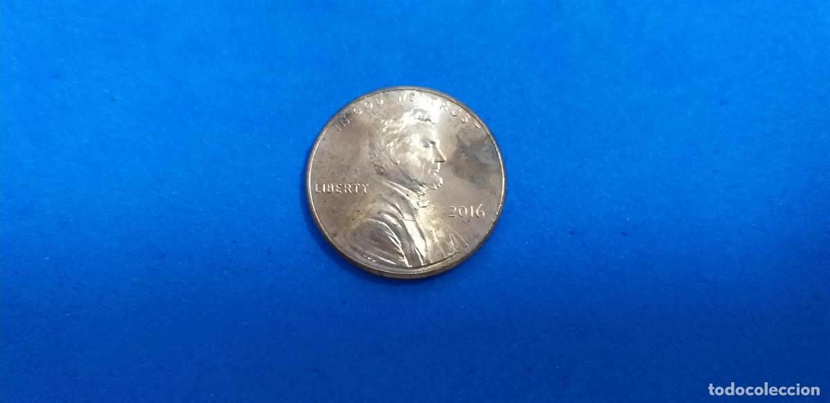 Monedas antiguas de Am&eacute;rica: MONEDA USA. ONE CENT. A&Ntilde;O 2016. ABRAHAM LINCOLN. 1 centavo estados unidos