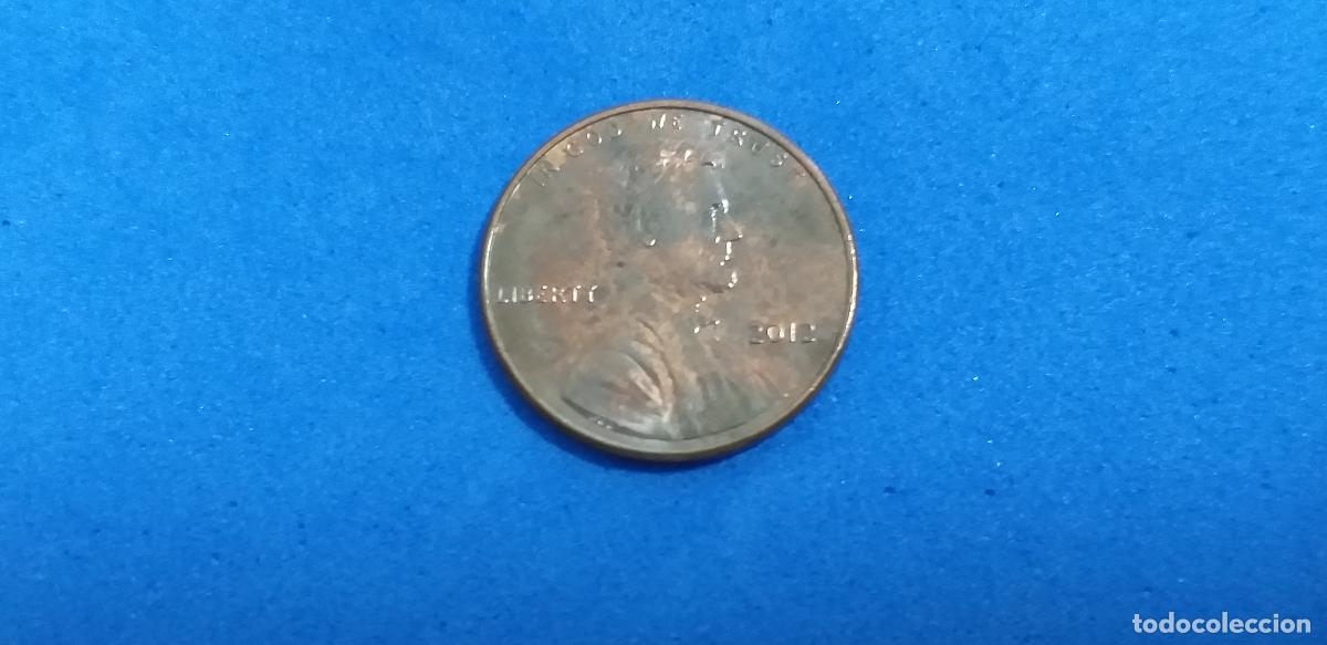 Monedas antiguas de Am&eacute;rica: MONEDA USA. ONE CENT. A&Ntilde;O 2012. ABRAHAM LINCOLN. 1 centavo estados unidos