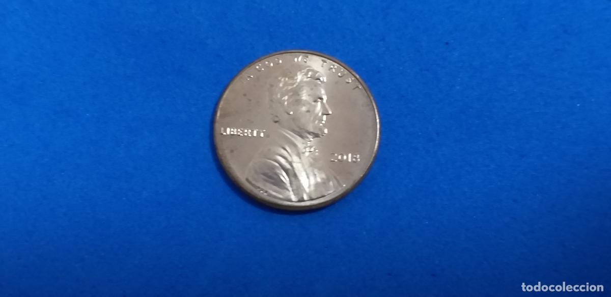 Monedas antiguas de Am&eacute;rica: MONEDA USA. ONE CENT. A&Ntilde;O 2018. ABRAHAM LINCOLN. 1 centavo estados unidos