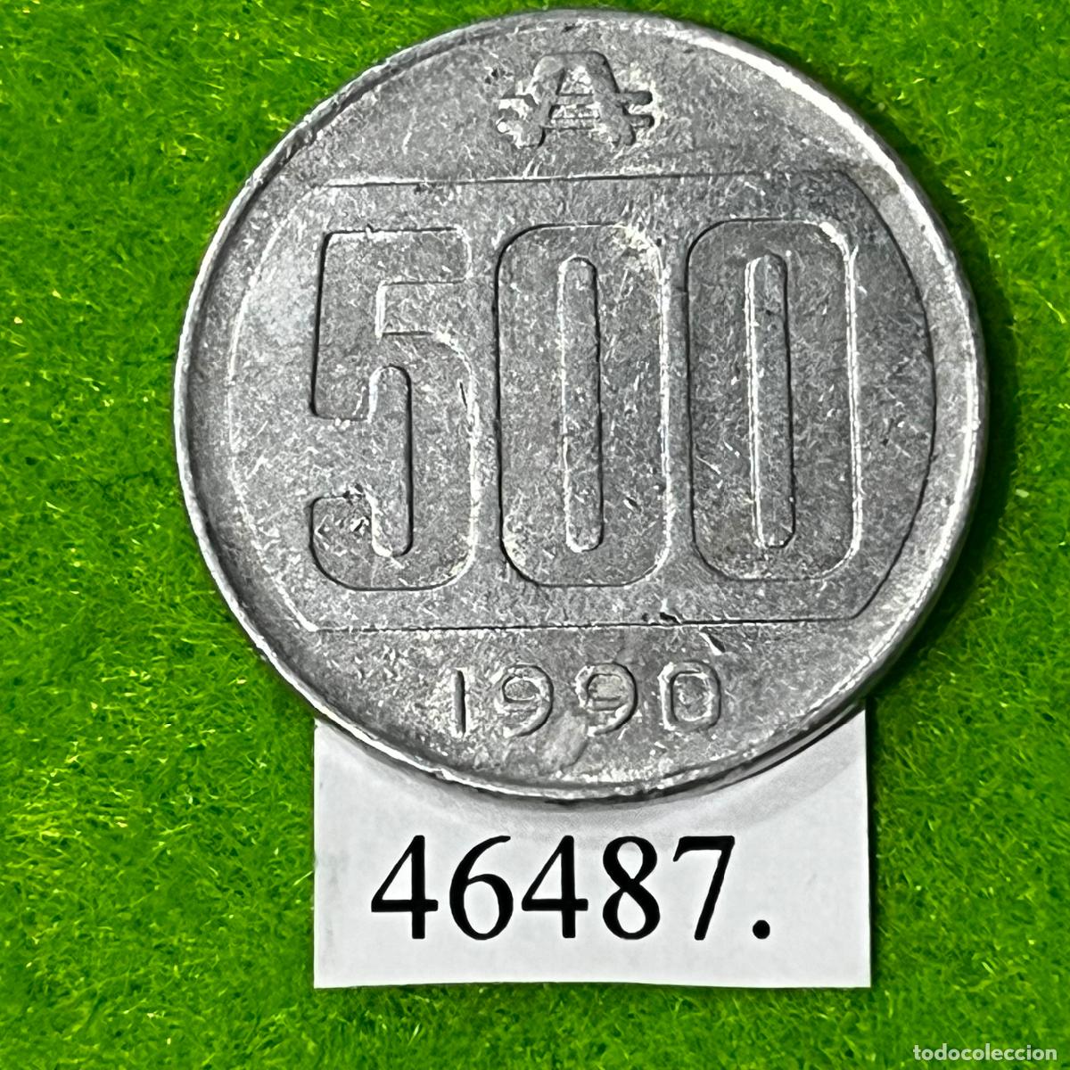 Monedas antiguas de Am&eacute;rica: Argentina 500 australes 1990