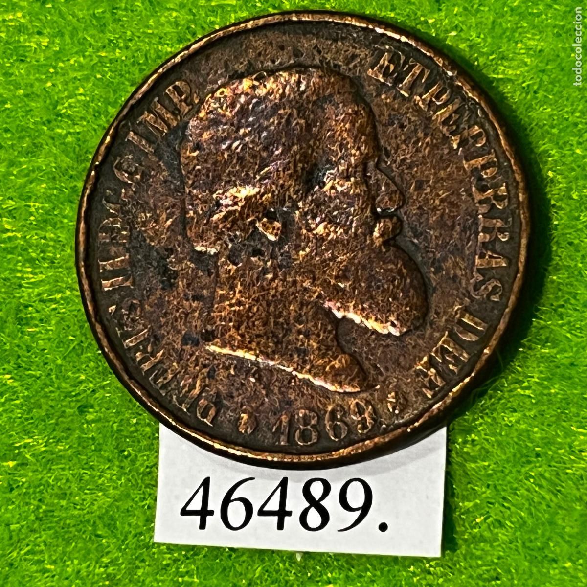 Monedas antiguas de Am&eacute;rica: Brasil 20 reis 1869 ,,,,,,