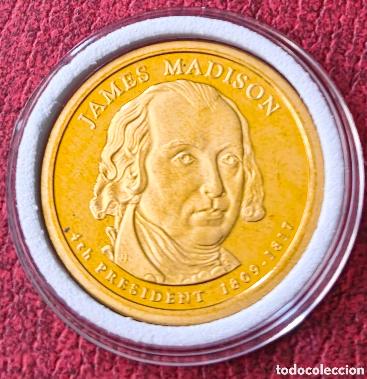 Monedas antiguas de Am&eacute;rica: EEUU. 2007. James Madison