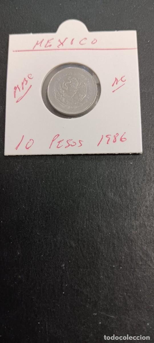 Monedas antiguas de Am&eacute;rica: MEXICO(MEJICO) 10 PESOS 1986 MBC KM=512 (ACERO) MIGUEL HIDALGO