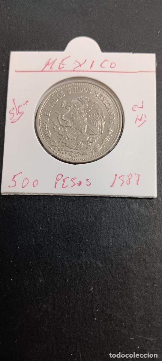 Monedas antiguas de Am&eacute;rica: MEXICO(MEJICO) 500 PESOS 1987 SC- KM=529 (CUPRONIQUEL) MADERO