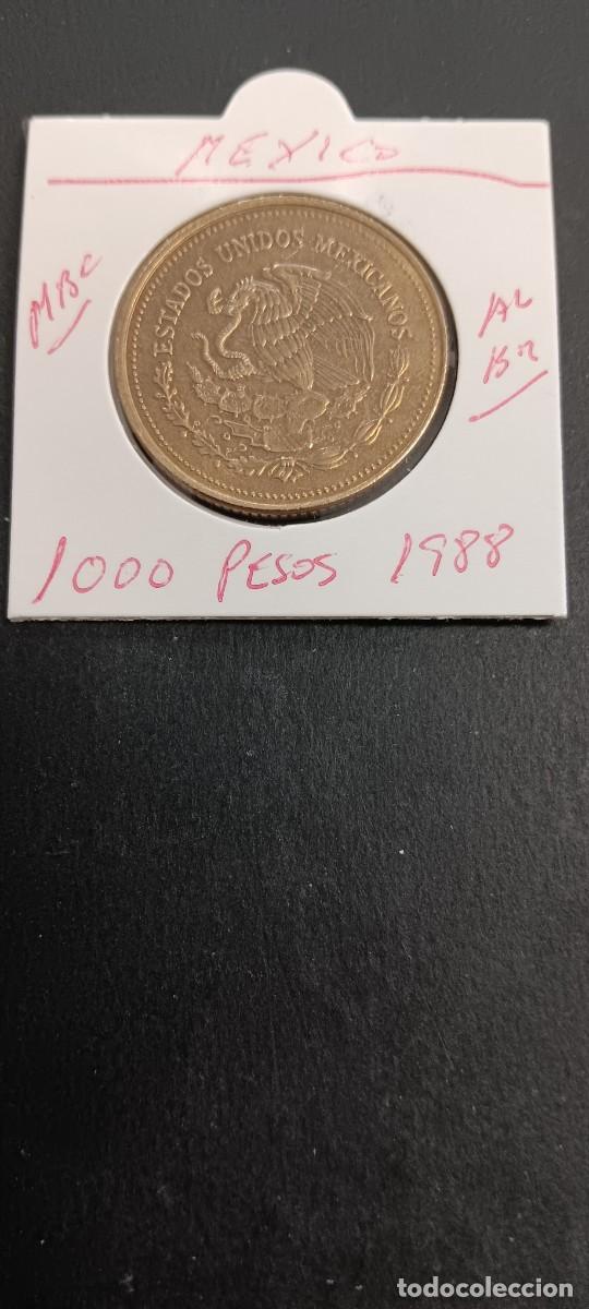 Monedas antiguas de Am&eacute;rica: MEXICO(MEJICO) 1000 PESOS 1988 MBC KM=536 (ALUMINIO-BRONCE) JUANA DE ASBAJE