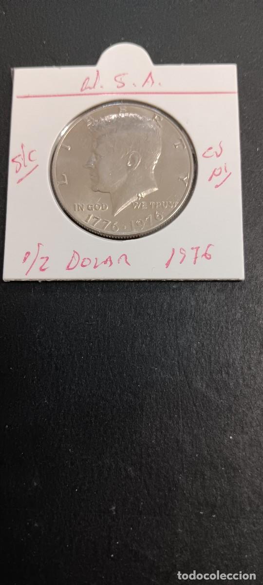 Monedas antiguas de Am&eacute;rica: USA 1/2 DOLAR 1976 S/C KM=205 (CUPRONIQUEL)1776-1976 BICENTENARIO