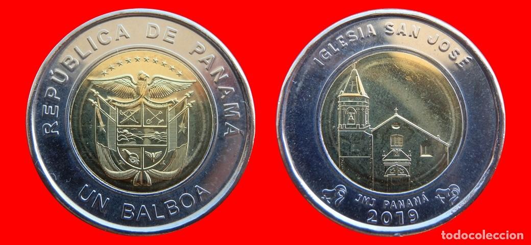 Monedas antiguas de Am&eacute;rica: 1 BALBOA 2019 IGLESIA SAN JOSE SIN CIRCULAR PANAMA -9880SC
