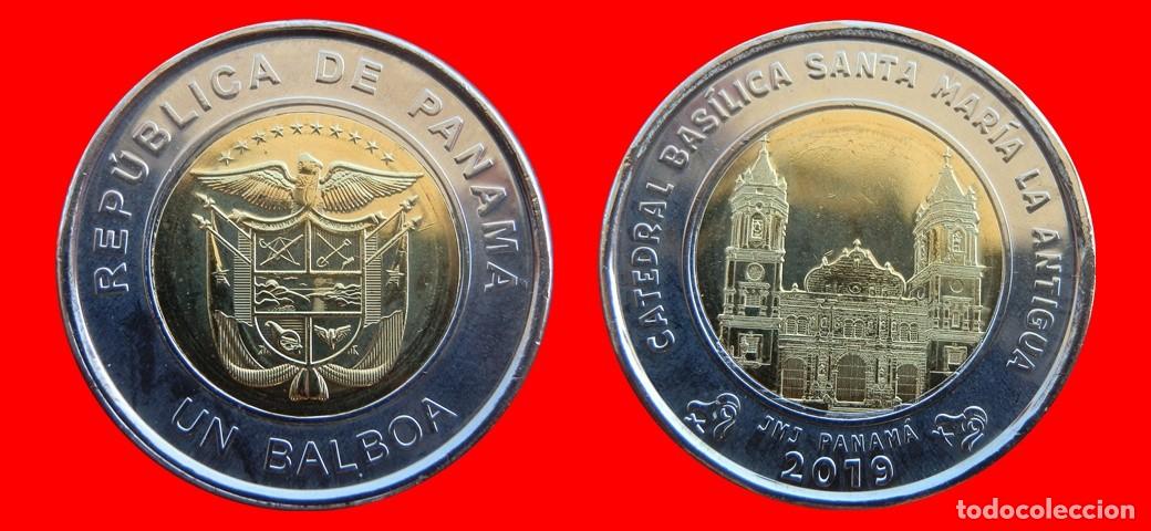 Monedas antiguas de Am&eacute;rica: 1 BALBOA 2019 BASILICA SANTA MARIA LA ANTIGUA SIN CIRCULAR PANAMA -9881SC