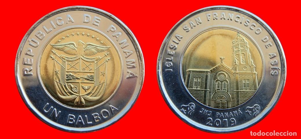 Monedas antiguas de Am&eacute;rica: 1 BALBOA 2019 IGLESIA SAN FRANCISCO DE ASIS SIN CIRCULAR PANAMA -9883SC
