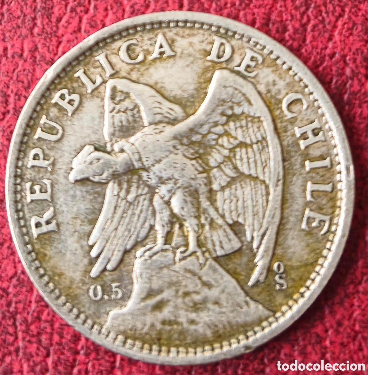 Monedas antiguas de Am&eacute;rica: Chile. 1927. Un peso