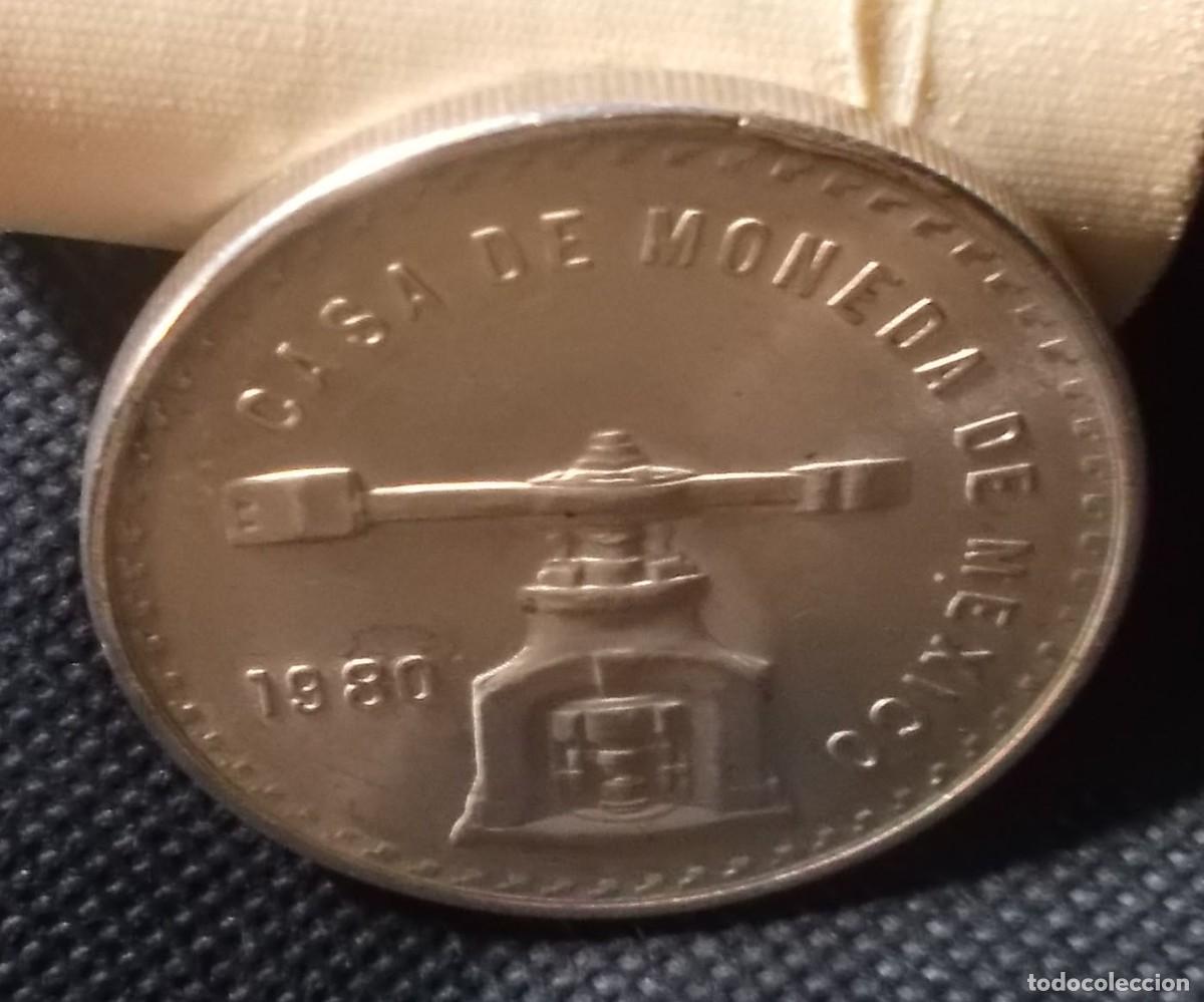 Monedas antiguas de Am&eacute;rica: onza de plata mexicana a&ntilde;os 80