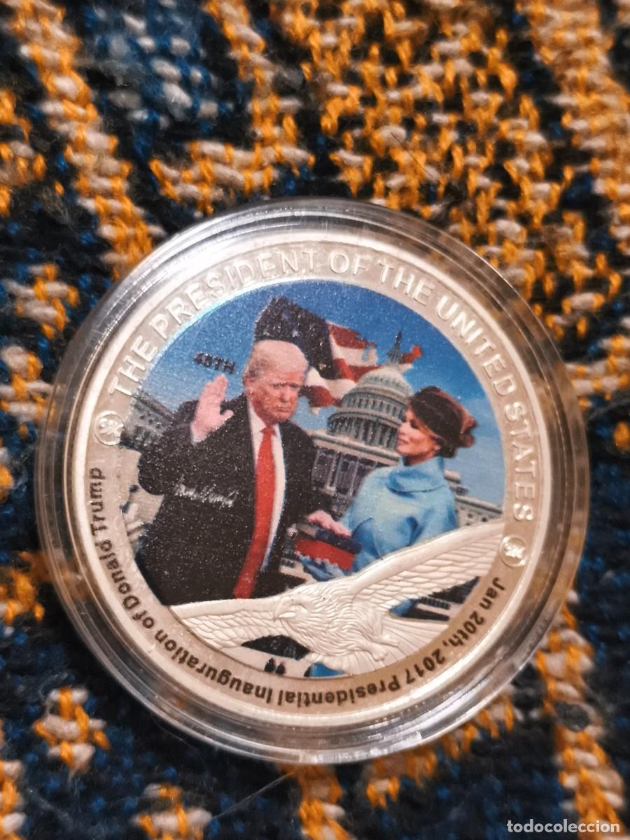 Monedas antiguas de Am&eacute;rica: Moneda conmemorativa de Donald J Trump