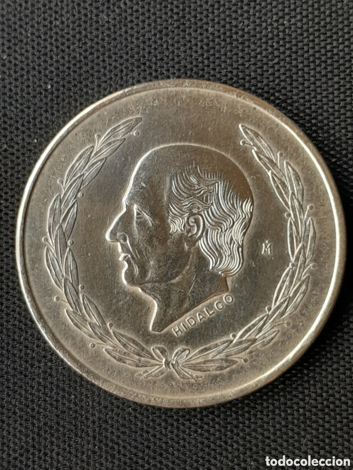 Monedas antiguas de Am&eacute;rica: Mexico, 5 pesos 1953, moneda plata, hidalgo