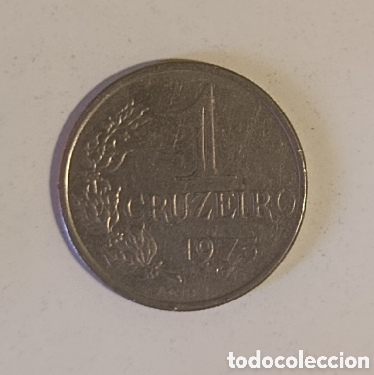 Monedas antiguas de Am&eacute;rica: BRASIL moneda, Cruzeiro 1975 1 cruzeiro
