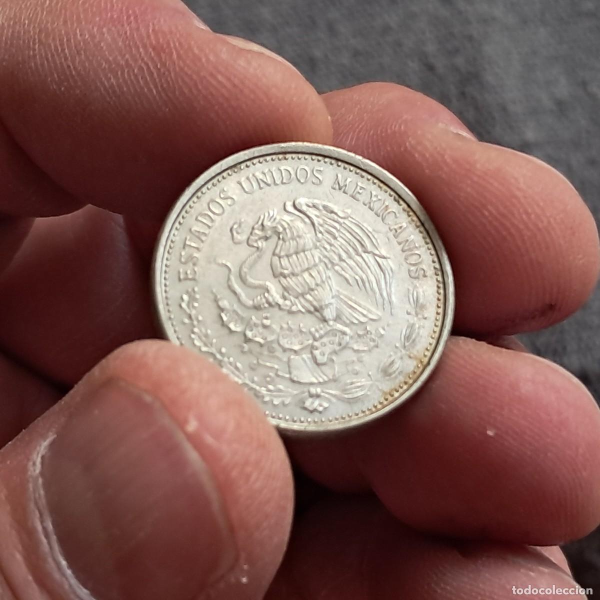Monedas antiguas de Am&eacute;rica: MONEDA M&Eacute;XICO 50 PESOS 1984 Mo F Canto estriado, KM# 495, Sch&ouml;n# 85, Galst/Alfen# X.31, N# 1082.