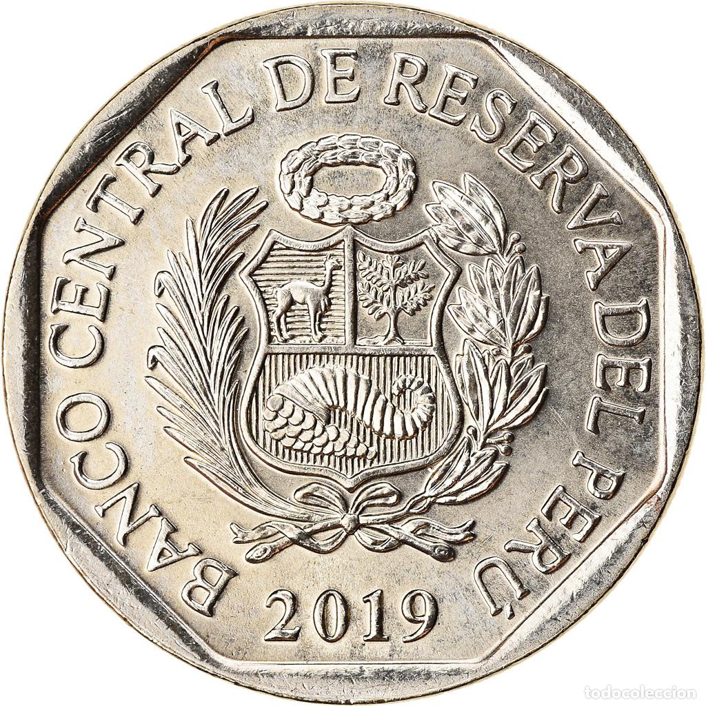 Monedas antiguas de Am&eacute;rica: [#788048] Moneda, Per&uacute;, Sol, 2019, Lima, Grenouille du Titicaca, SC, N&iacute;quel - lat&oacute;n
