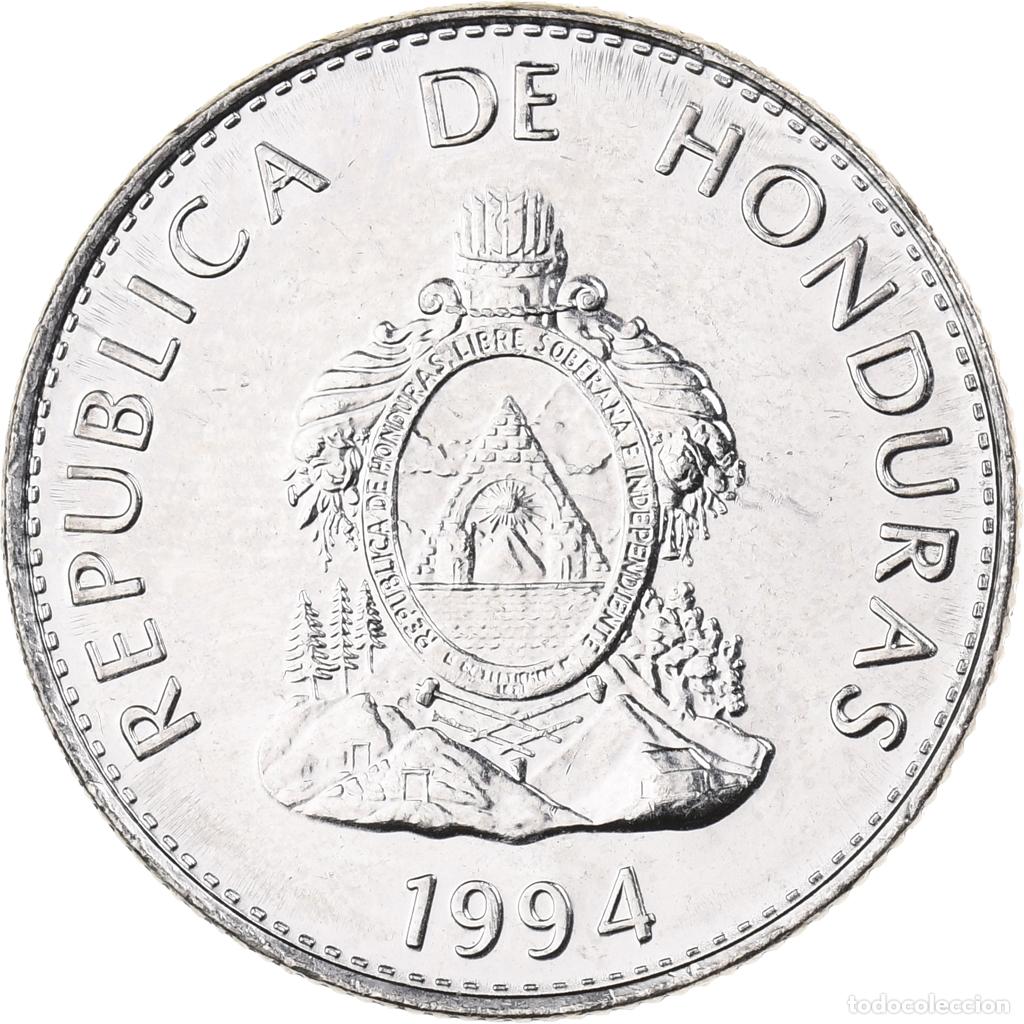 Monedas antiguas de Am&eacute;rica: [#225184] Honduras, 50 Centavos, 1994, N&iacute;quel chapado en acero, SC, KM:84a.1