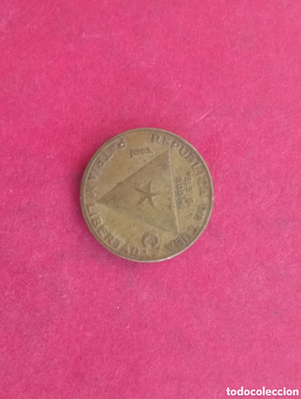 Monedas antiguas de Am&eacute;rica: 1 centavo de Cuba 1953