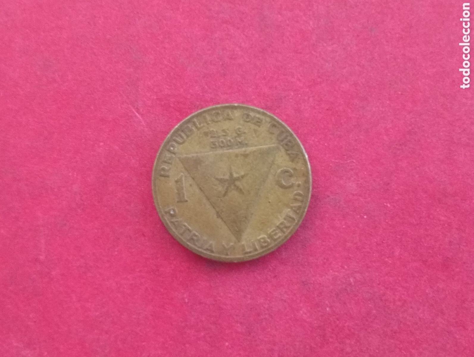 Monedas antiguas de Am&eacute;rica: 1 centavo de Cuba 1953