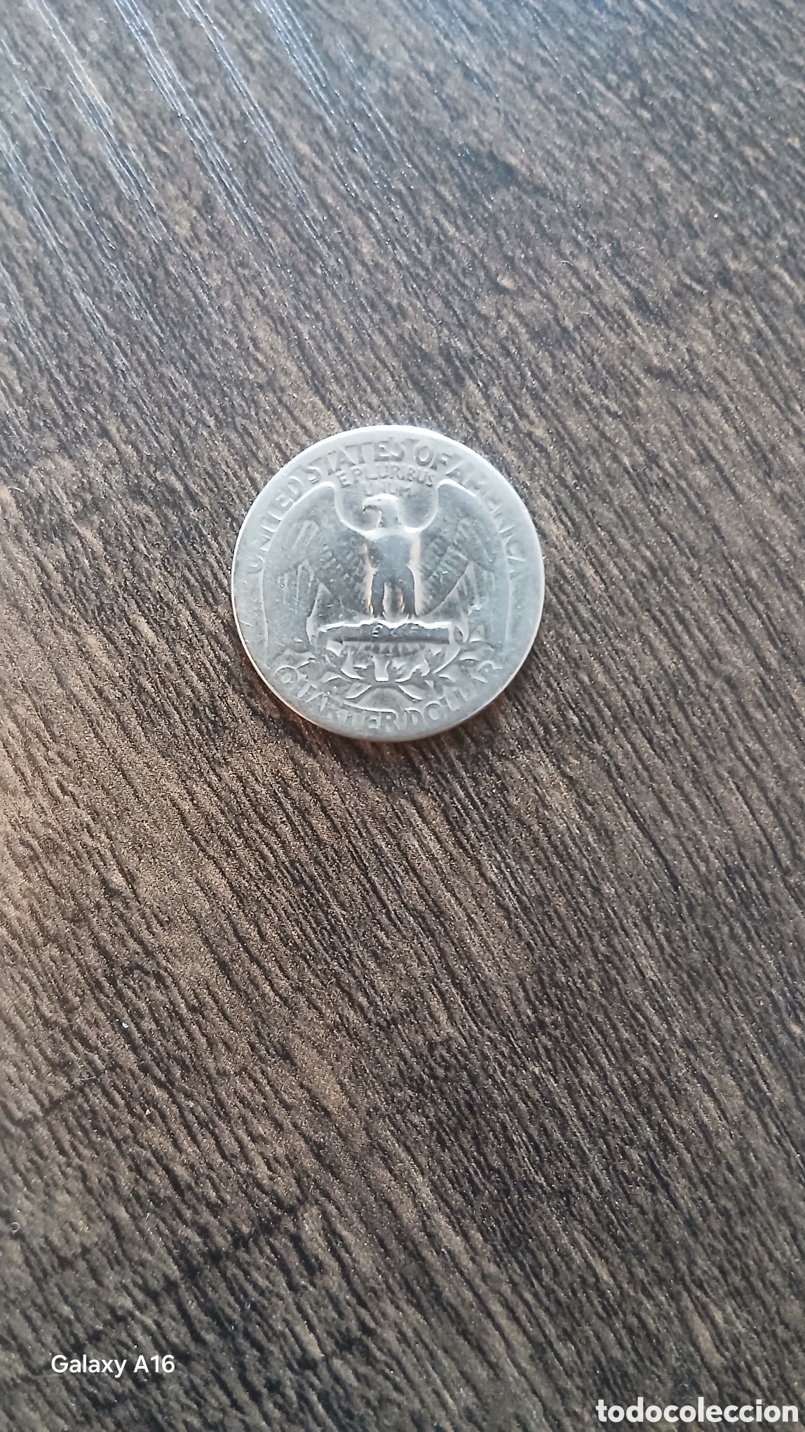 Monedas antiguas de Am&eacute;rica: Moneda Cuarto de D&oacute;lar Washington 1947 Plata - Foto 2