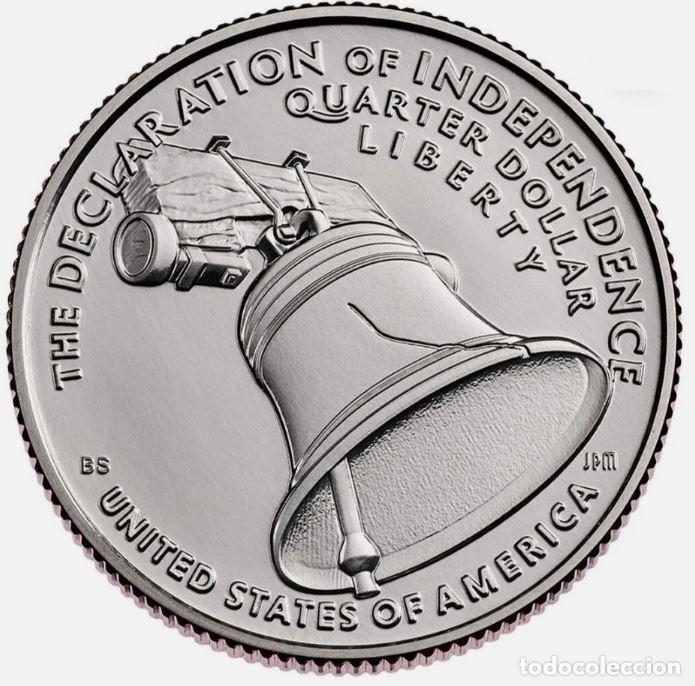 Monedas antiguas de Am&eacute;rica: QUARTER DOLAR USA 2026 - CECA D - DECLARACION INDEPENDENCIA - SIN CIRCULAR