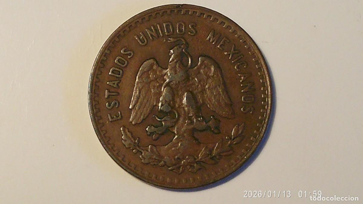 Monedas antiguas de Am&eacute;rica: mexico 5 centavos 1925