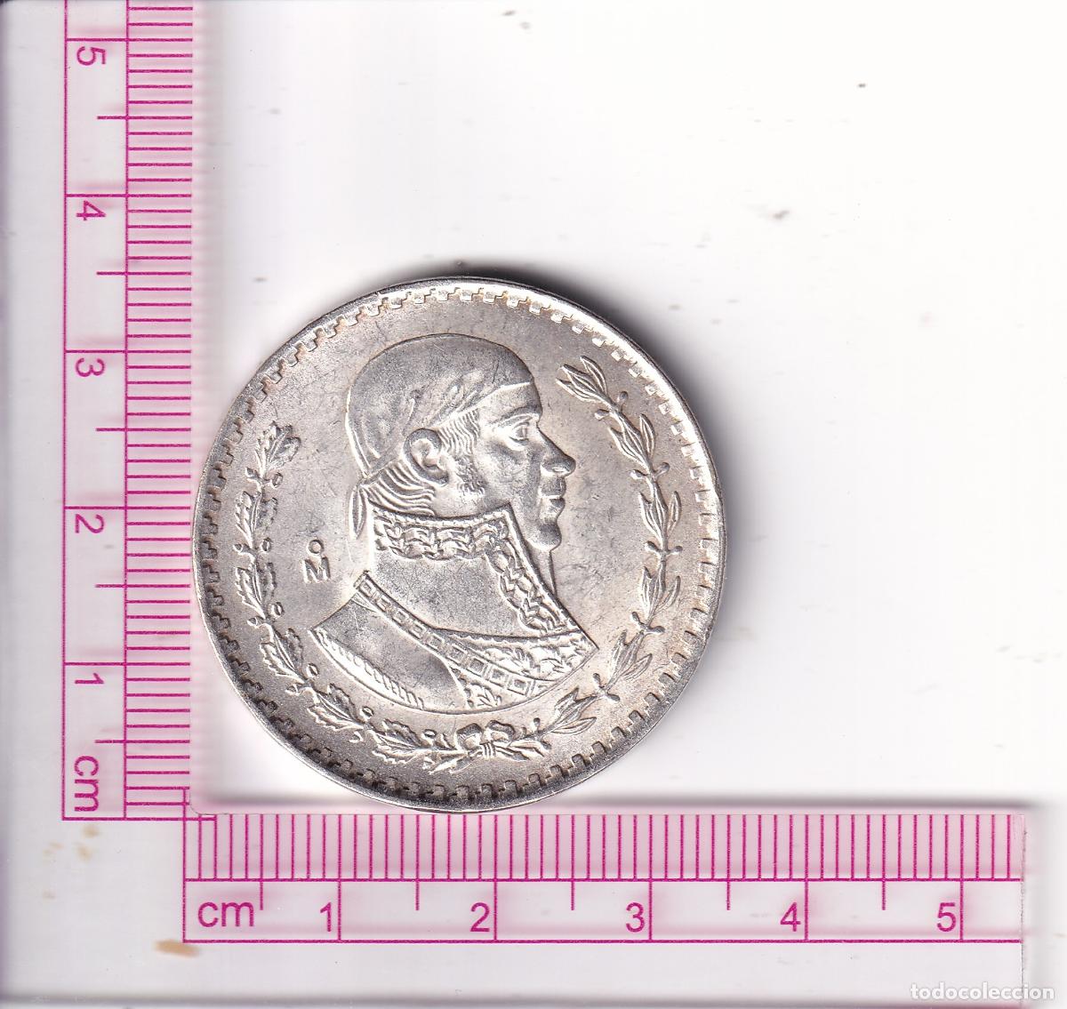 Monedas antiguas de Am&eacute;rica: CR5055 MONEDA M&Eacute;XICO 1 PESO 1962 JOSE MORELOS P.B.O