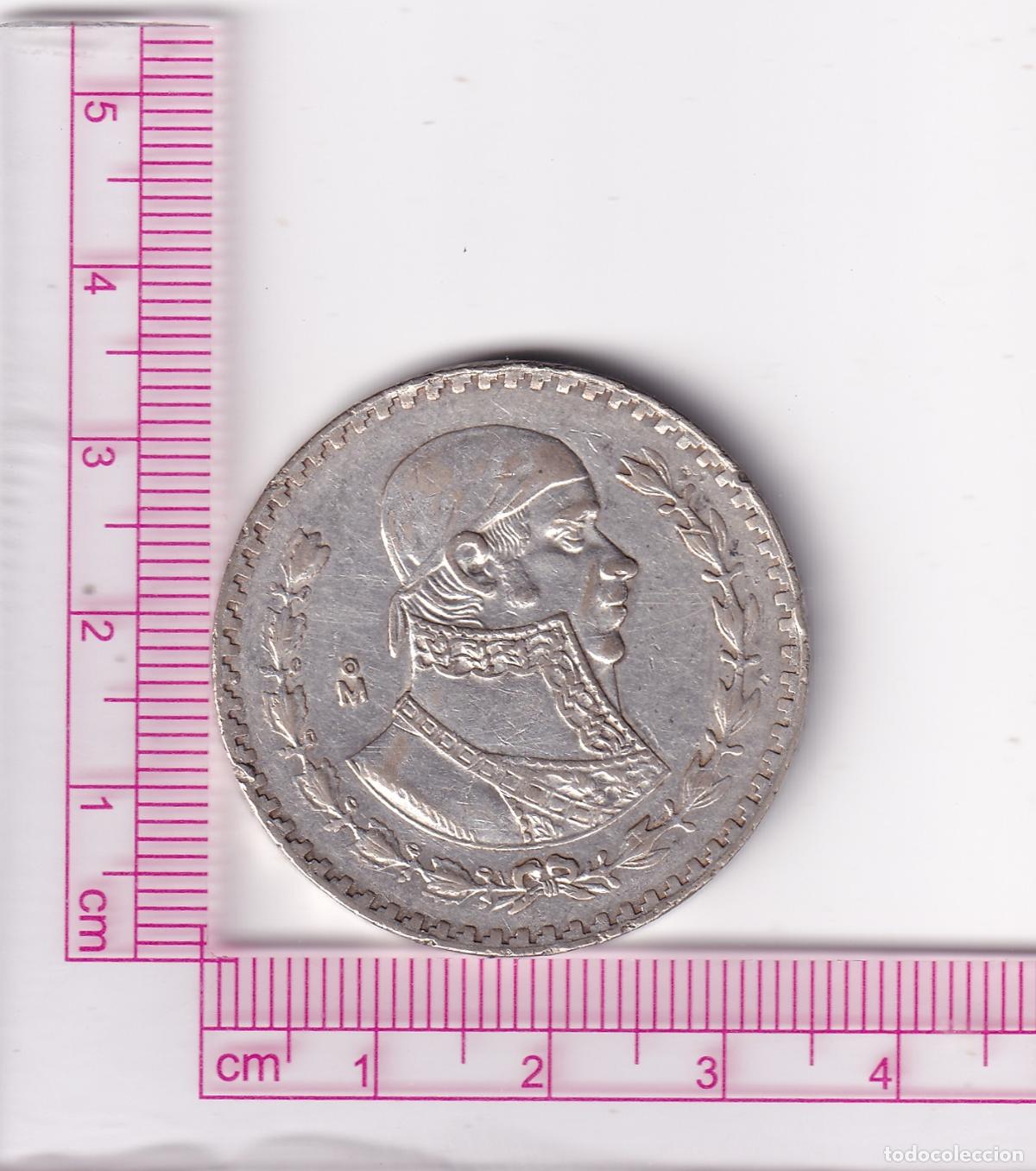 Monedas antiguas de Am&eacute;rica: CR5060 MONEDA M&Eacute;XICO 1 PESO 1963 JOSE MORELOS