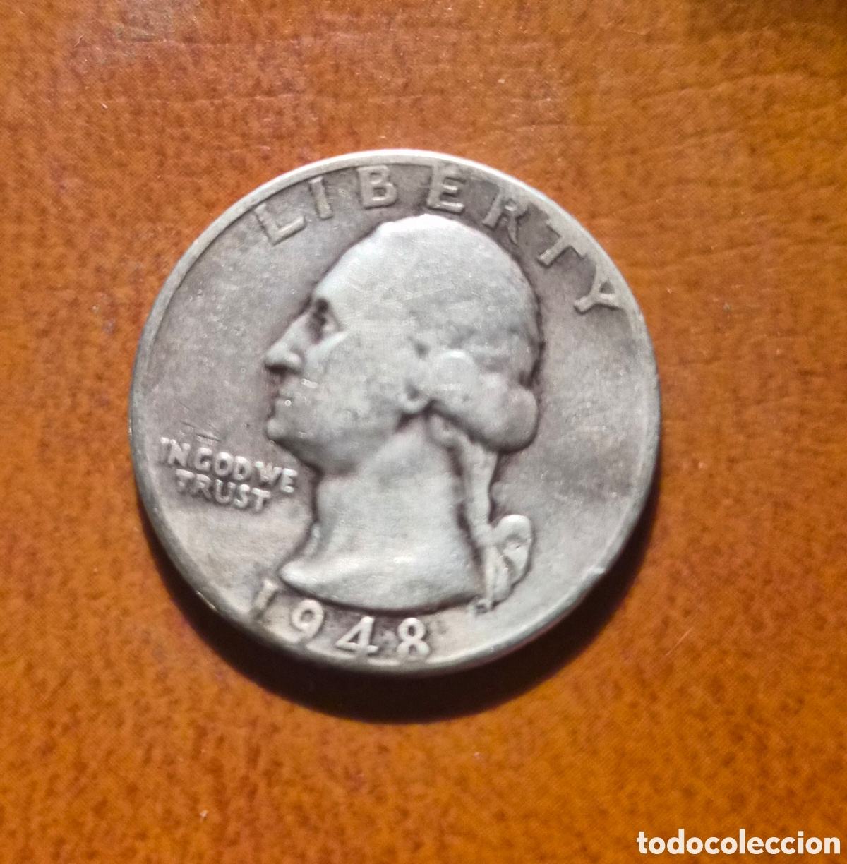 Monedas antiguas de Am&eacute;rica: 1/4 d&oacute;lar 1948 washington quarter &ndash; estados unidos &ndash; plata 900 &ndash; filadelfia