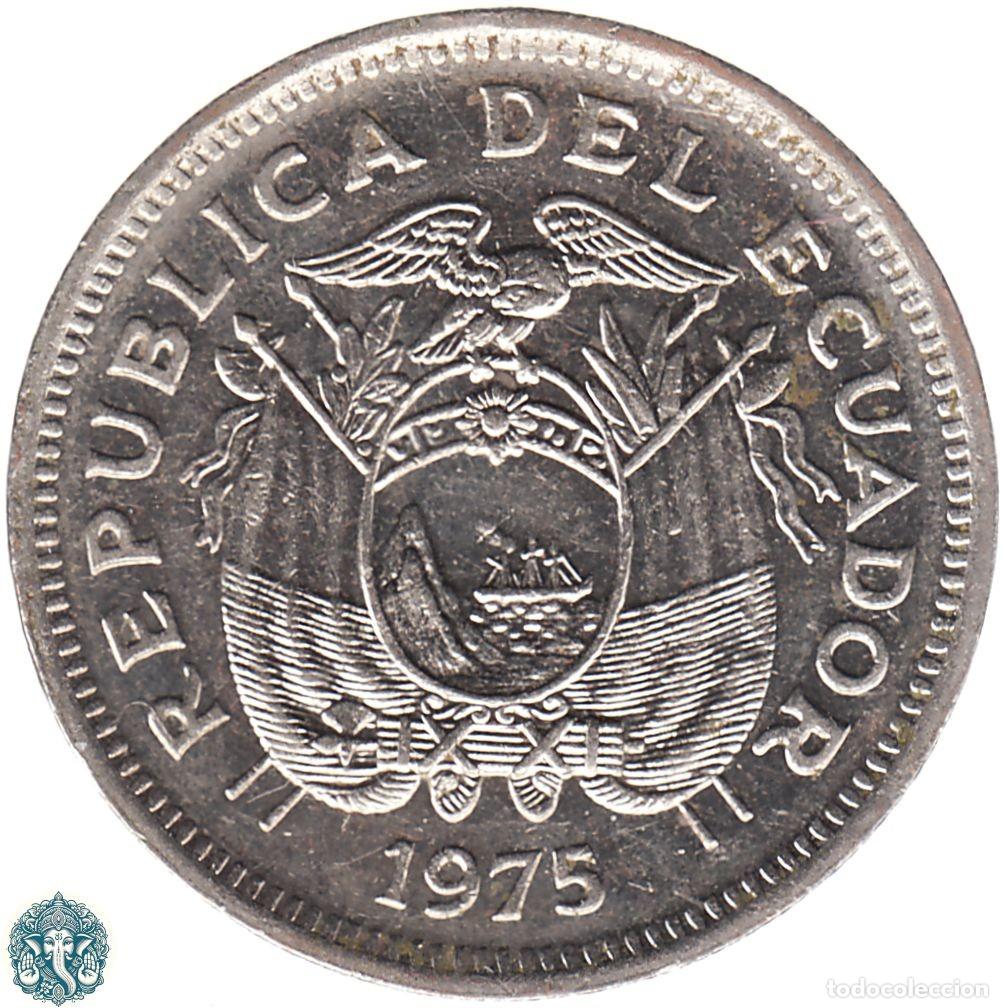 Monedas antiguas de Am&eacute;rica: ECUADOR 20 Centavos 1975 KM#77.2a
