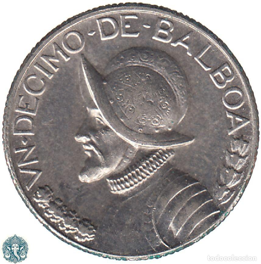 Monedas antiguas de Am&eacute;rica: PANAM&Aacute; ⅒ Balboa 1970 KM#10 Un d&eacute;cimo