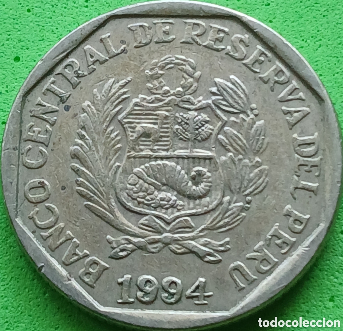 Monedas antiguas de Am&eacute;rica: Per&uacute; 50 c&eacute;ntimos 1994 km#307