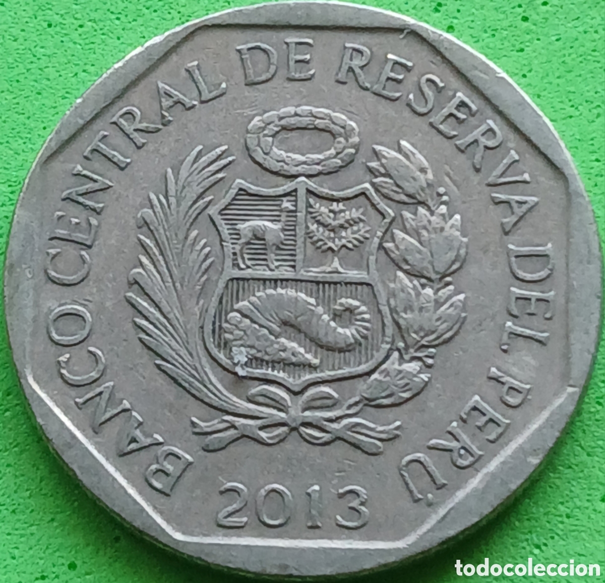 Monedas antiguas de Am&eacute;rica: Per&uacute; 1 nuevo sol 2013 km#366