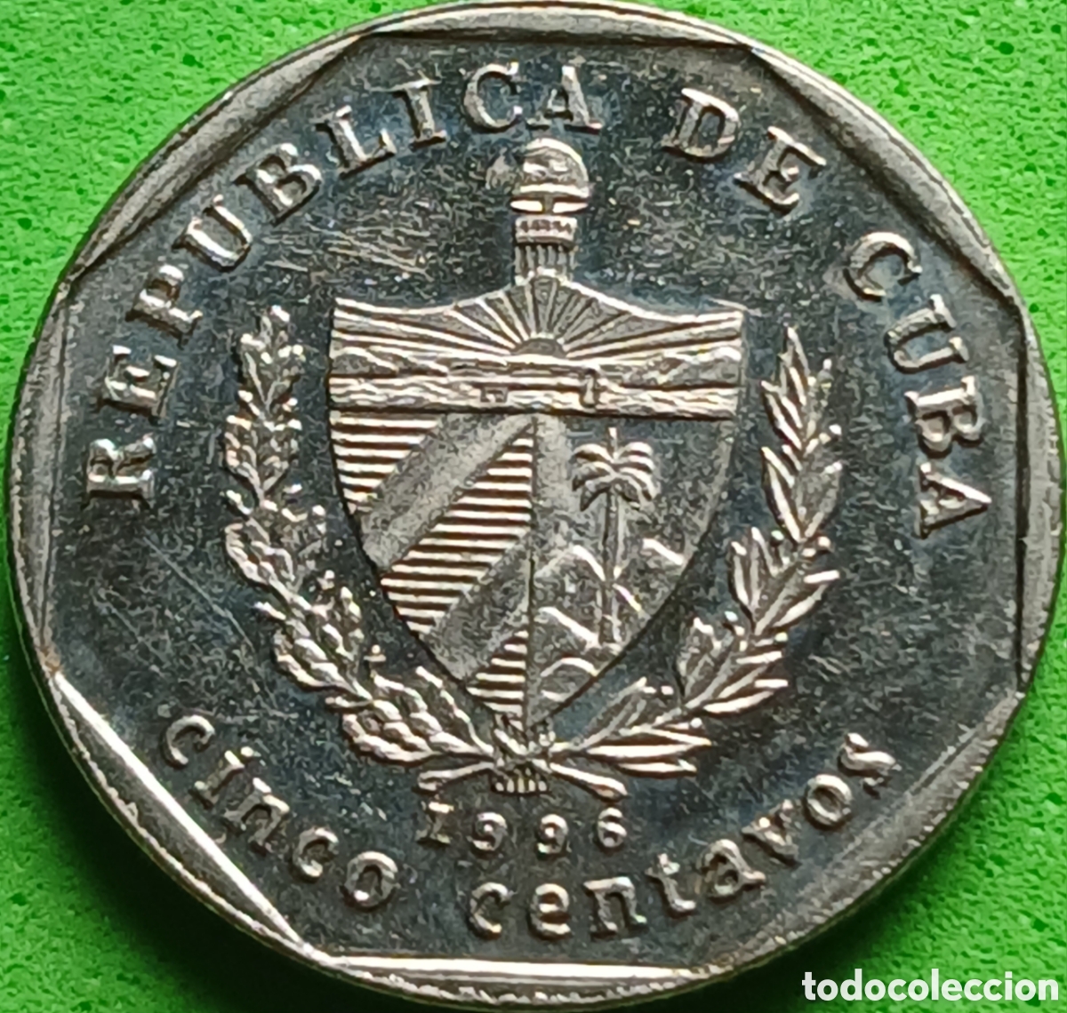 Monedas antiguas de Am&eacute;rica: Cuba 5 centavos 1996 km#575