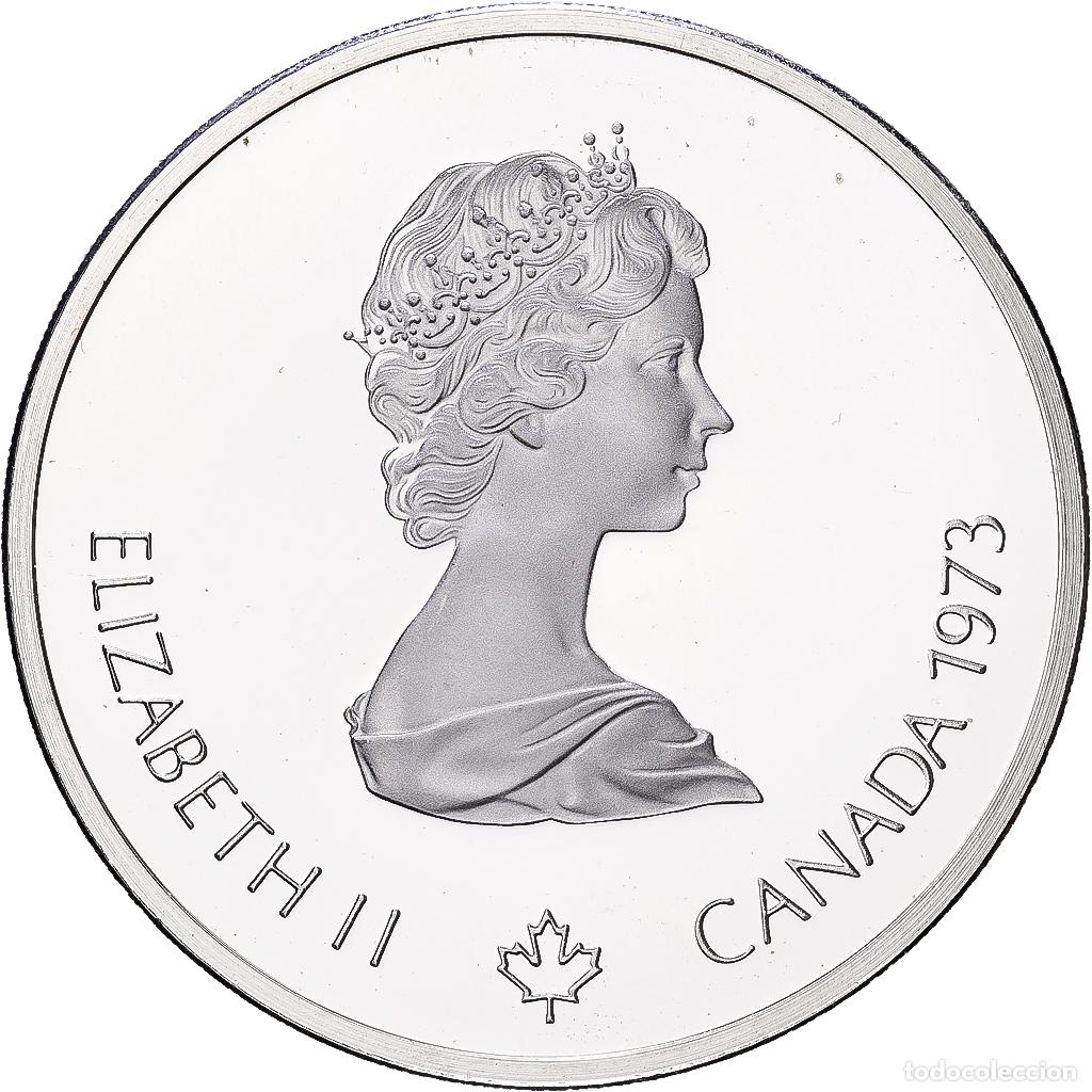 Monedas antiguas de Am&eacute;rica: [#1552381] Canad&aacute;, Elizabeth II, 10 Dollars, 1976 Montreal Olympics, 1973, Royal Canadian