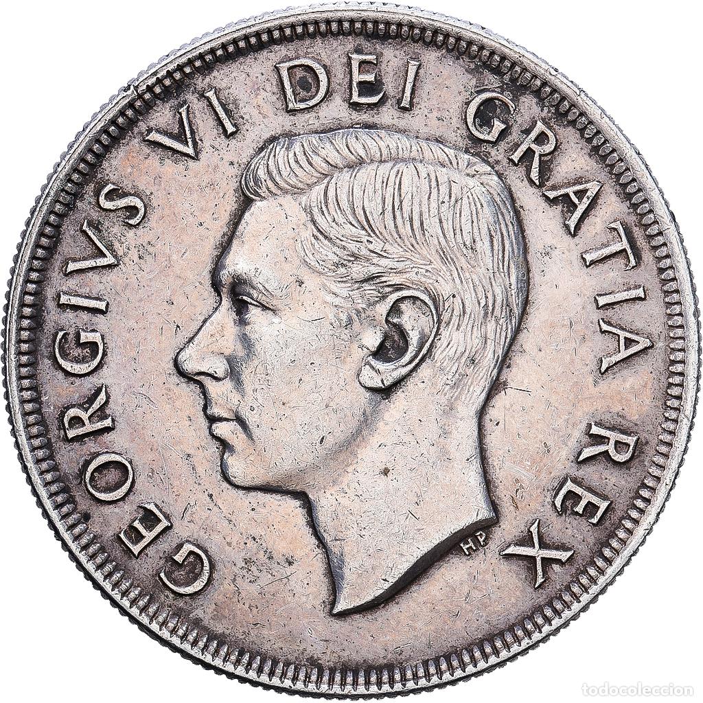 Monedas antiguas de Am&eacute;rica: [#1552352] Canad&aacute;, George VI, Dollar, 1949, Royal Canadian Mint, Plata, MBC+, KM:47