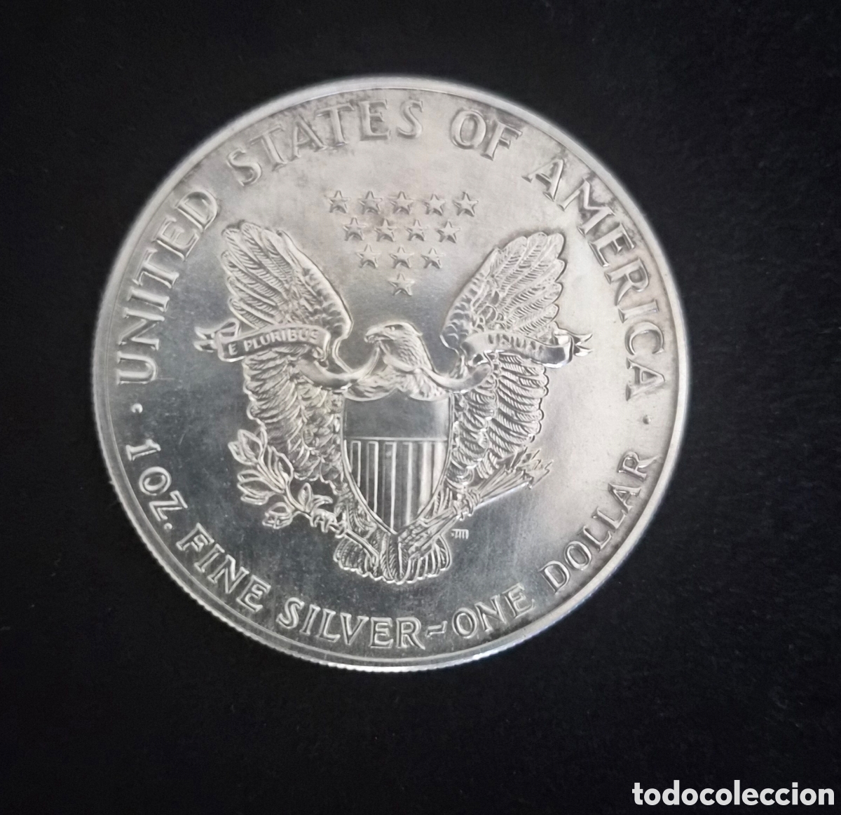 Monedas antiguas de Am&eacute;rica: 1 d&oacute;lar 1987 American silver Eagle &ndash; 1 oz plata 999 &ndash; Estados Unidos &ndash; Walking liberty