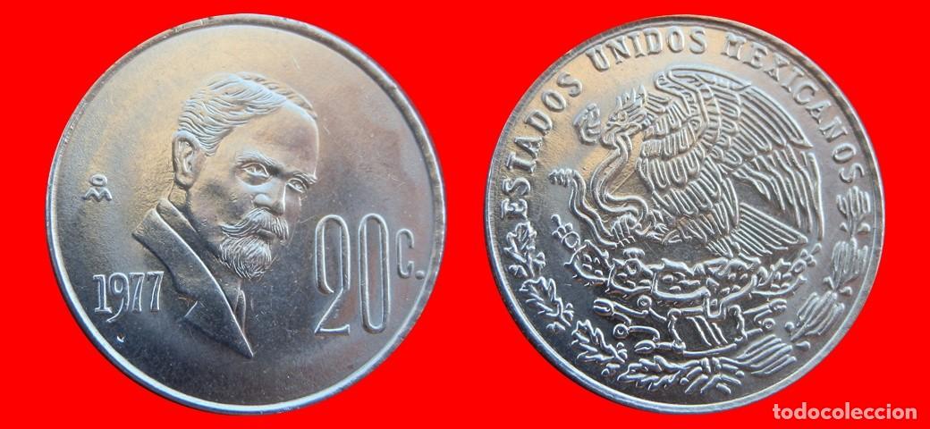 Monedas antiguas de Am&eacute;rica: 20 CENTAVOS 1977 MEXICO-155655