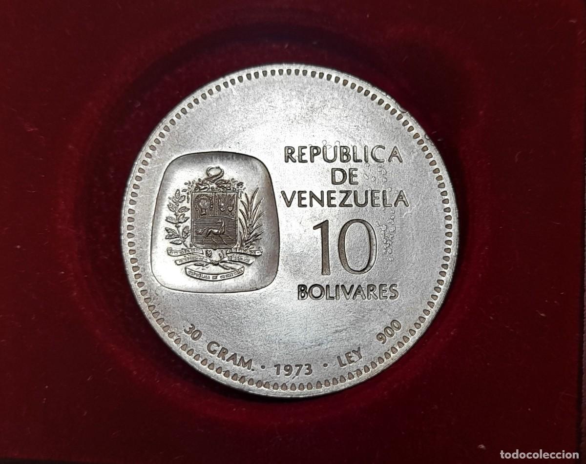Monedas antiguas de Am&eacute;rica: Venezuela, 10 Bolivares 1973