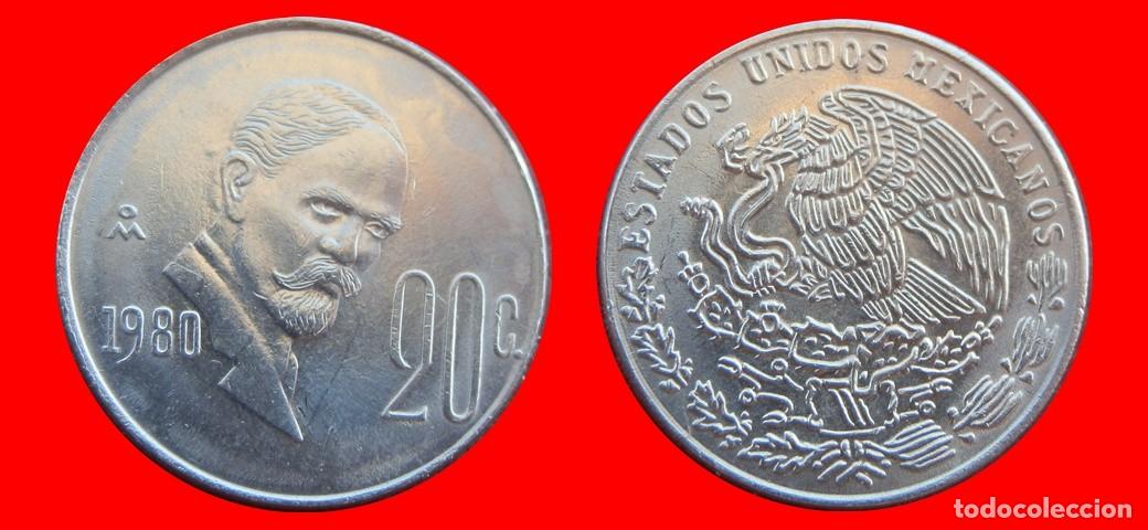 Monedas antiguas de Am&eacute;rica: 20 CENTAVOS 1980 MEXICO-155658