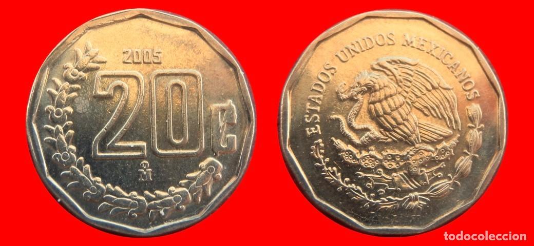 Monedas antiguas de Am&eacute;rica: 20 CENTAVOS 2005 MEXICO-155661